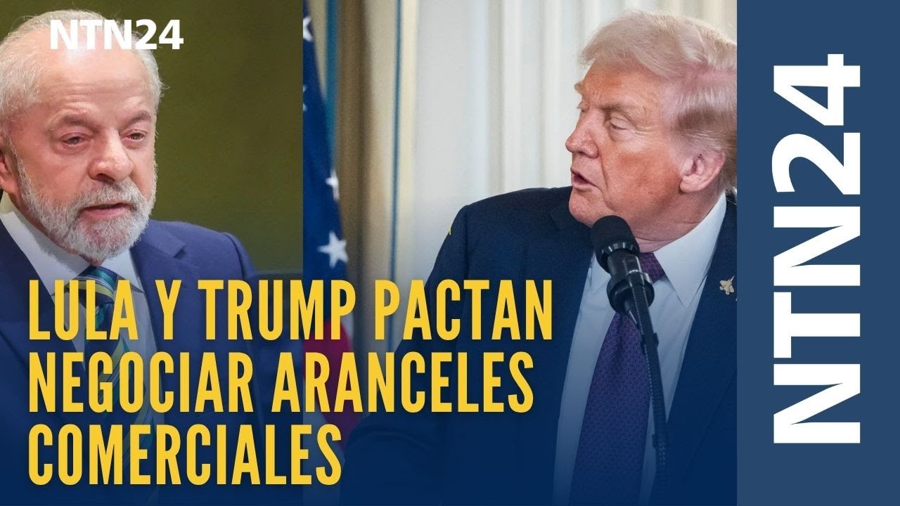 Avanza la relaci&oacute;n entre Brasil y EE.UU.: Lula y Trump pactan negociar aranceles comerciales