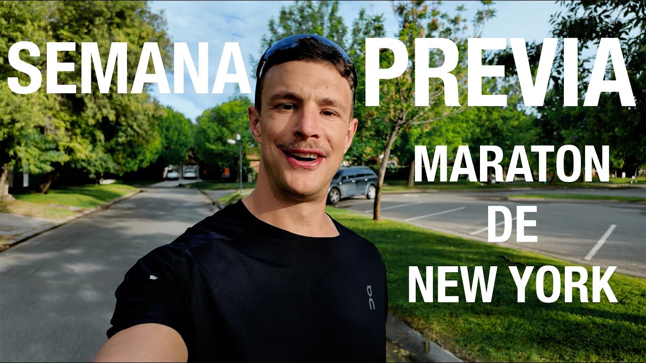 MARATON DE NEW YORK 2025 - SEMANA PREVIA DE ENTRENAMIENTO | VLOG 1