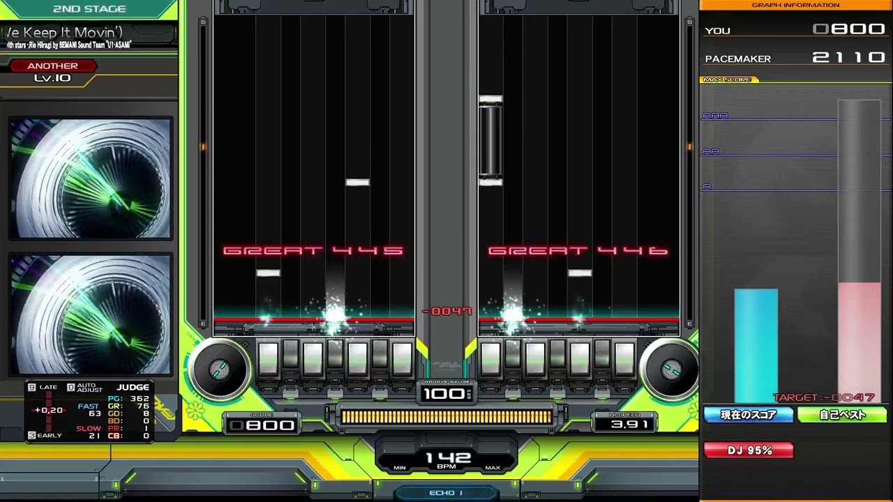 【beatmania IIDX】MOVE! (We Keep It Movin') DPA fullcombo