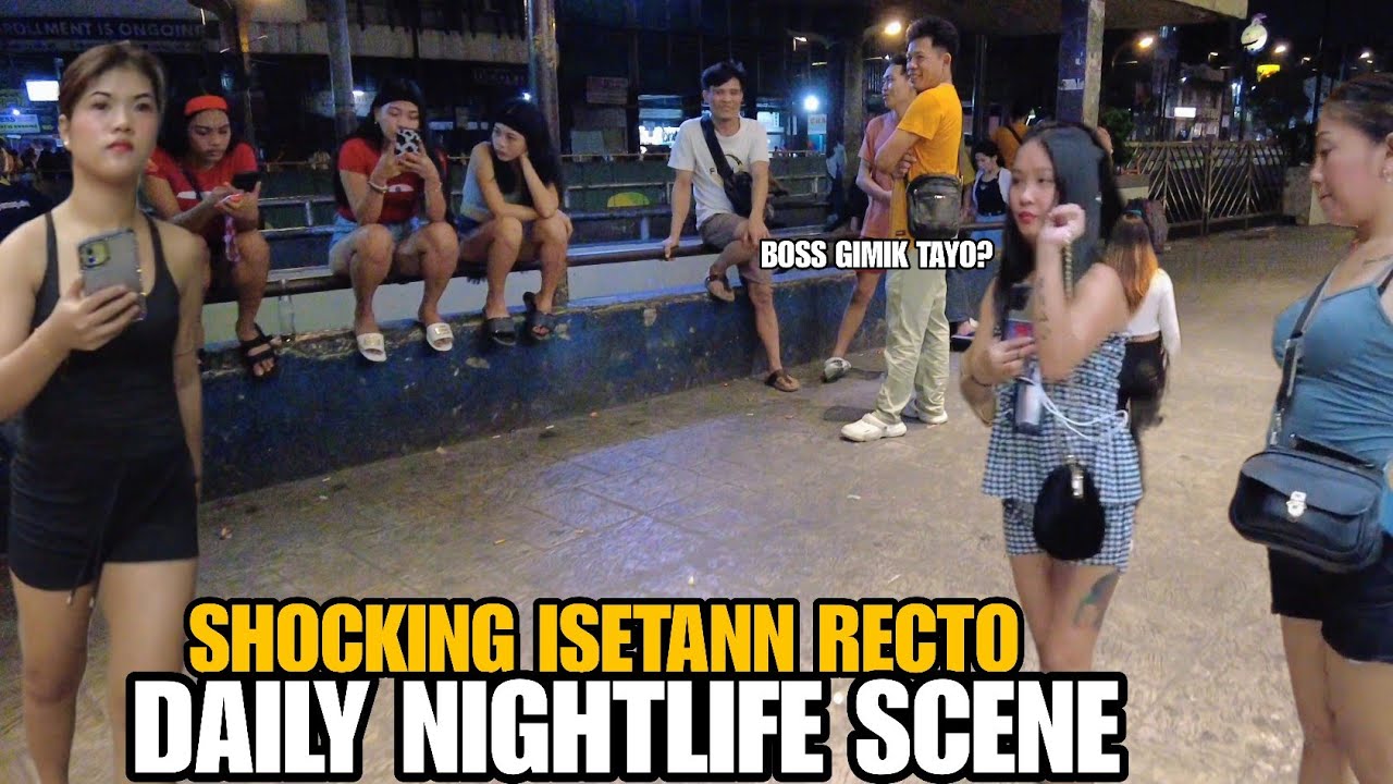 SHOCKING! INSANE OFFER ISETANN RECTO AVENUE NIGHTLIFE SCENE | MANILA PHILIPPINES[4K] WalkingTour