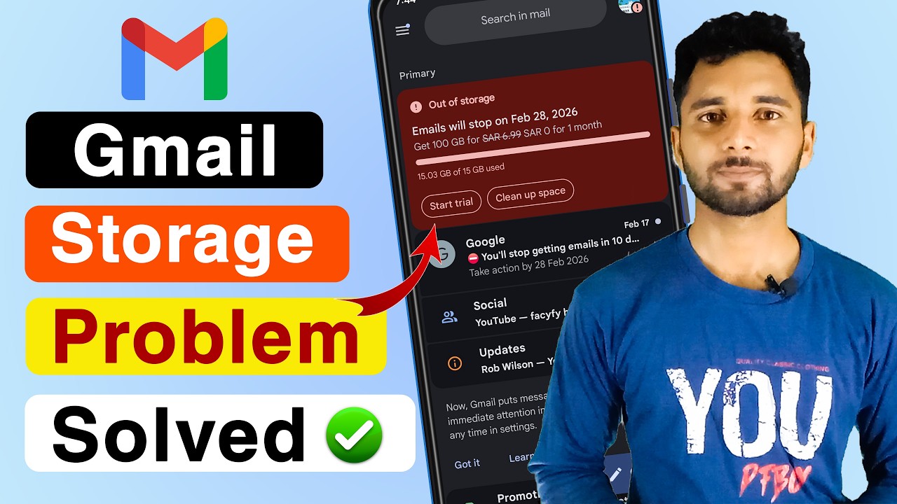 Gmail Storage Khali Kaise Kare | Gmail Storage Full Hone Par Kya Kare | Memory Khali Kaise Kare
