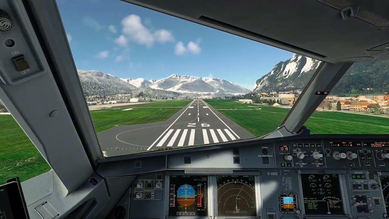 EWG6RM | EDDH - LOWI | Decent landing into Innsbruck