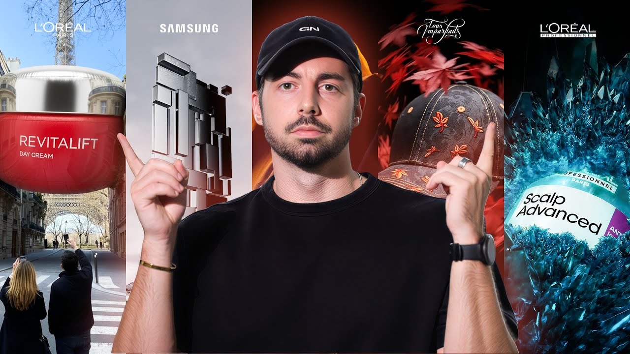 Portfolio Pro 2025 – Projets 3D, Mixed Reality et IA pour L'Oréal, Samsung & plus