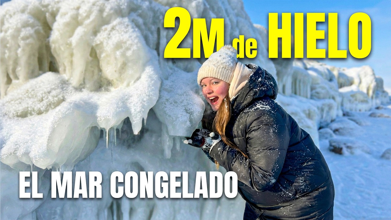 ASÍ LUCE EL MAR CUANDO SE CONGELA 🥶