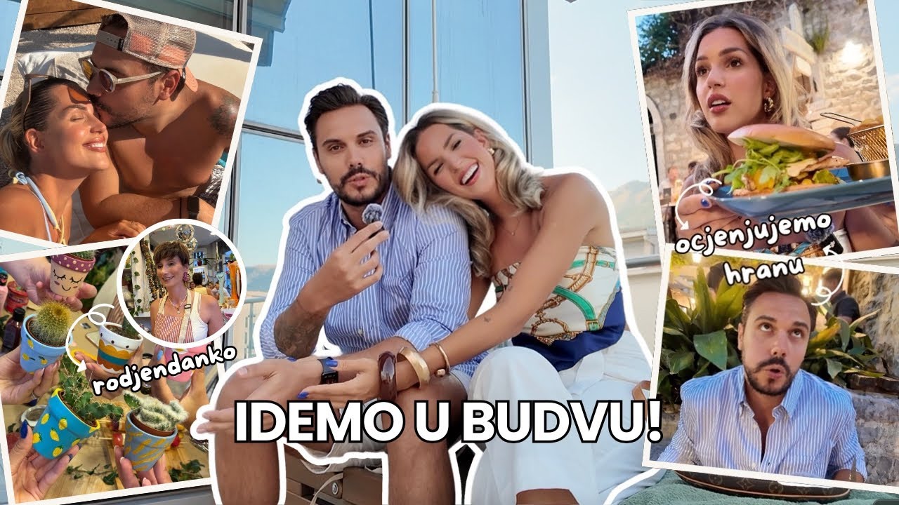 weekly vlog | muž kao vodič kroz BUDVU + najslađi rođendan! 🌵⛵️