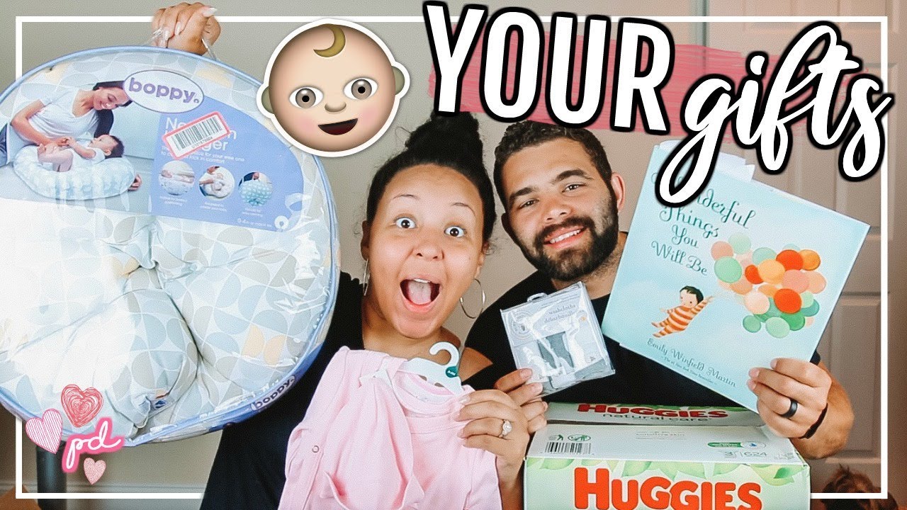 VIRTUAL BABY SHOWER HAUL 2019 | OPENING GIFTS FROM OUR SUBSCRIBERS!! | Page Danielle