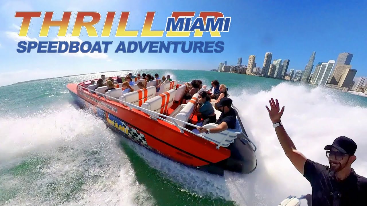 Thriller Miami Speedboat Tour (Feb 2024 Miami Vacay)