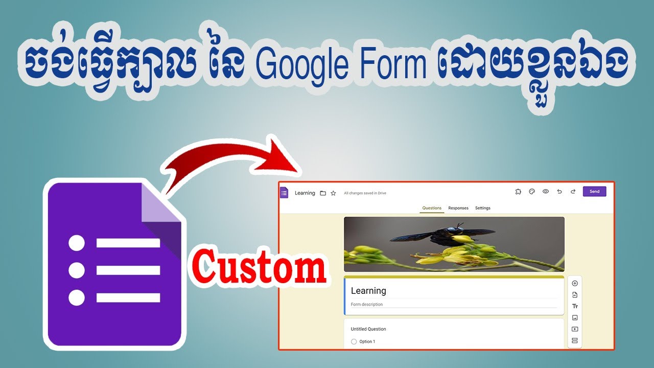 How to make size image for header of Google Form