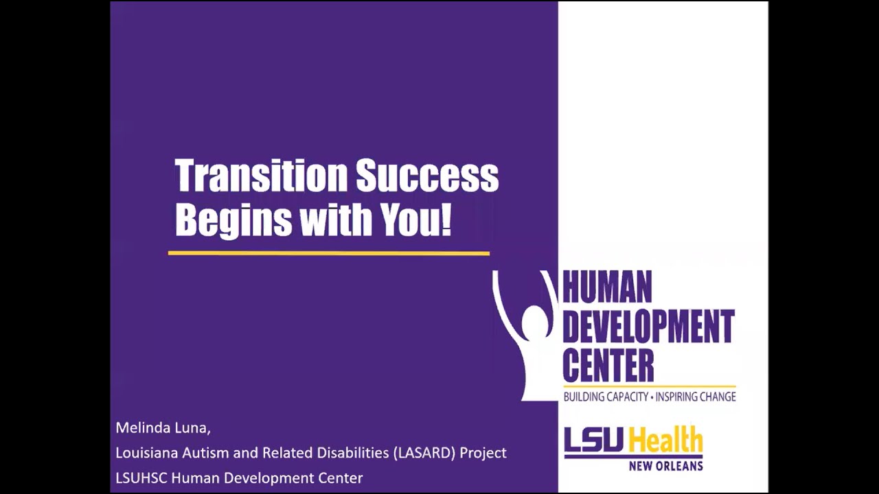 Transition Success Begins with You!