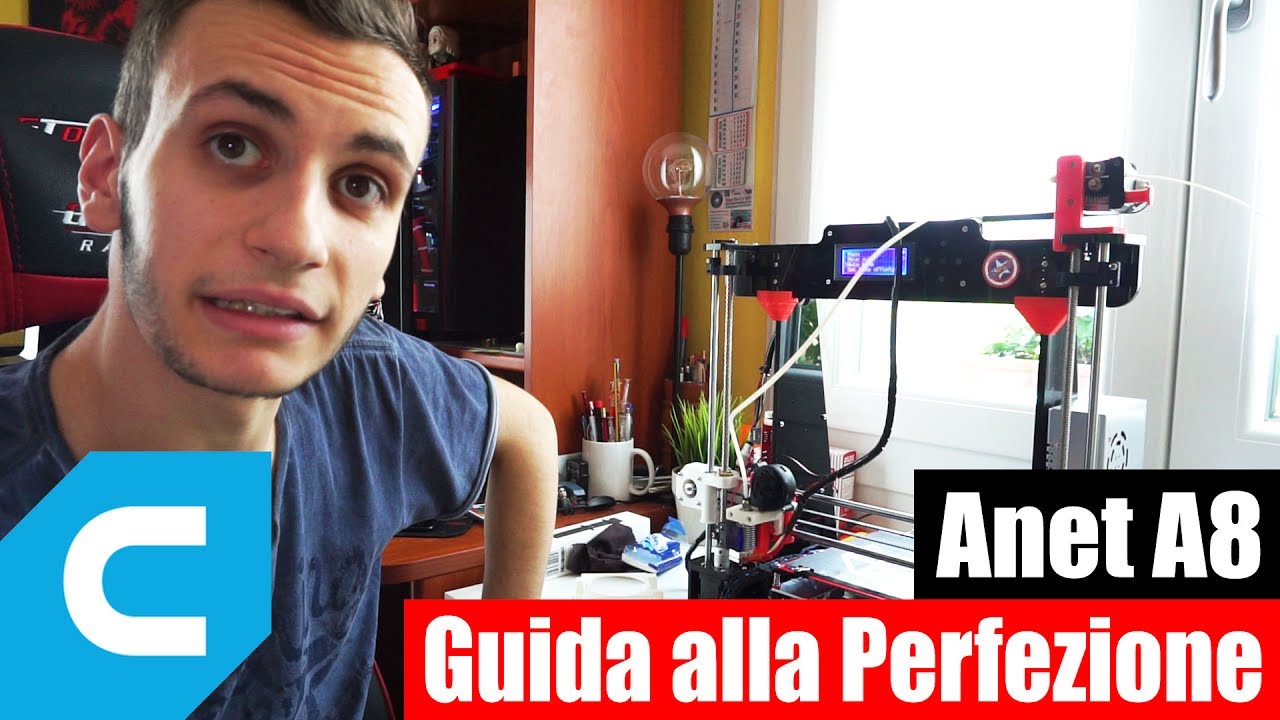 Anet A8 Non Hai Più Scuse | Setup e Tutorial con CURA