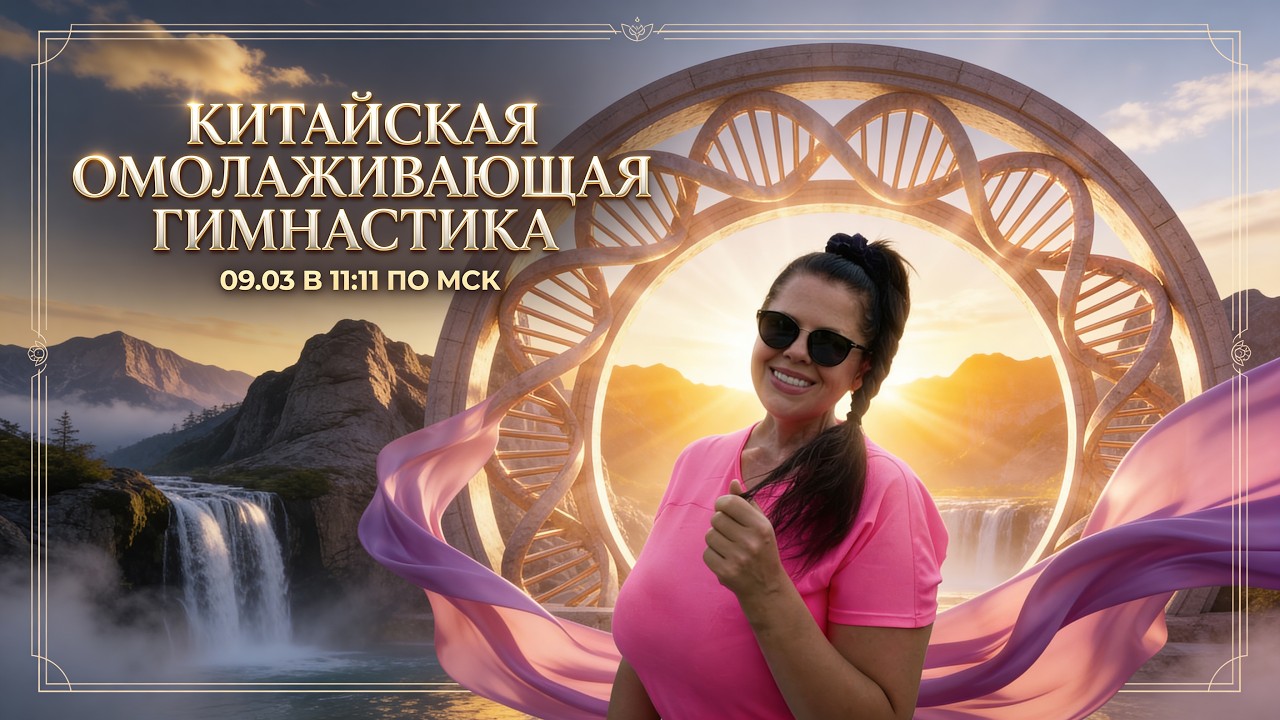 Китайская Омолаживающая Гимнастика / Храм Тела 💜 Утренний запуск