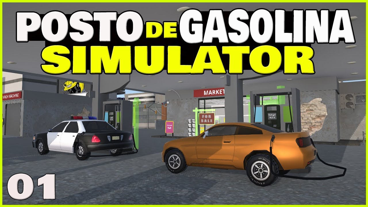SIMULATOR DE POSTO DE GASOLINA + MERCADO E LAVA JATO - PUMPING SIMULATOR #01