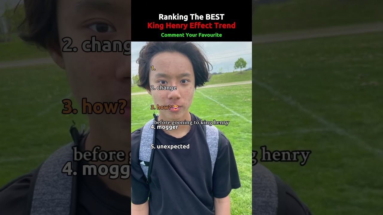 Ranking BEST King Henry Effect Trend