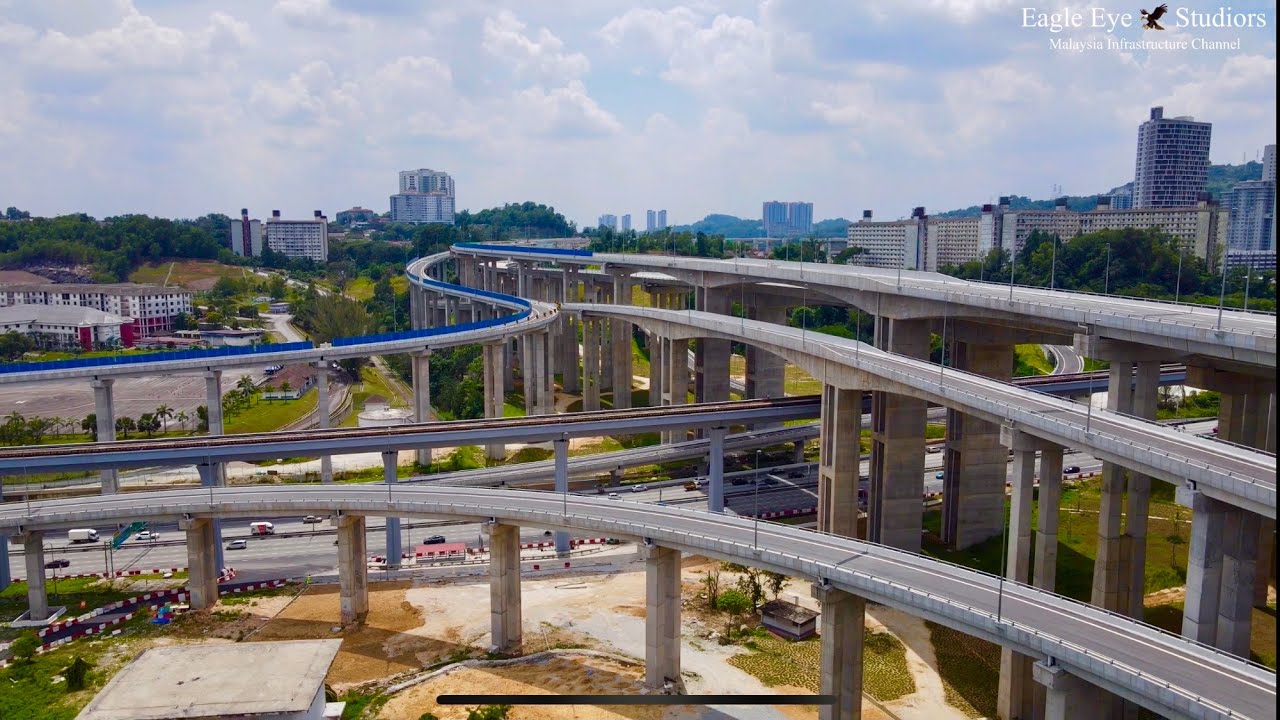 SUKE Highway Malaysia Mega Structure Project ( Cheras kajang Interchange Almost Completed )