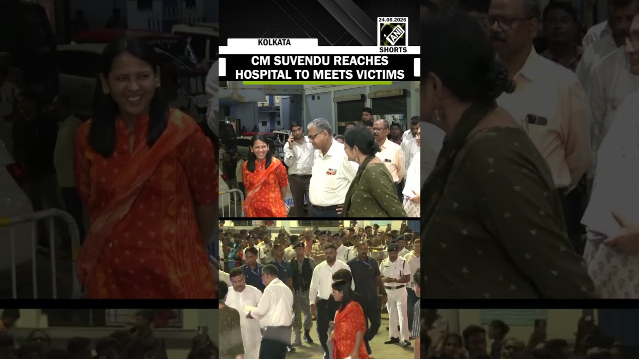 WB CM Suvendu Adhikari visits Hospital, meets victims injured in Kolkata shed collapse