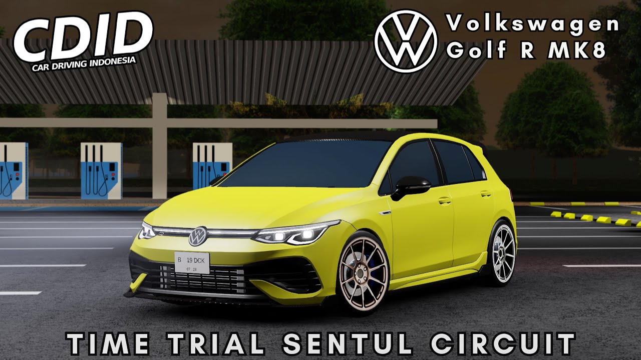 Car Driving Indonesia #CDID : Volkswagen Golf R MK8 - Time Trial Sentul Circuit (01:18:51)
