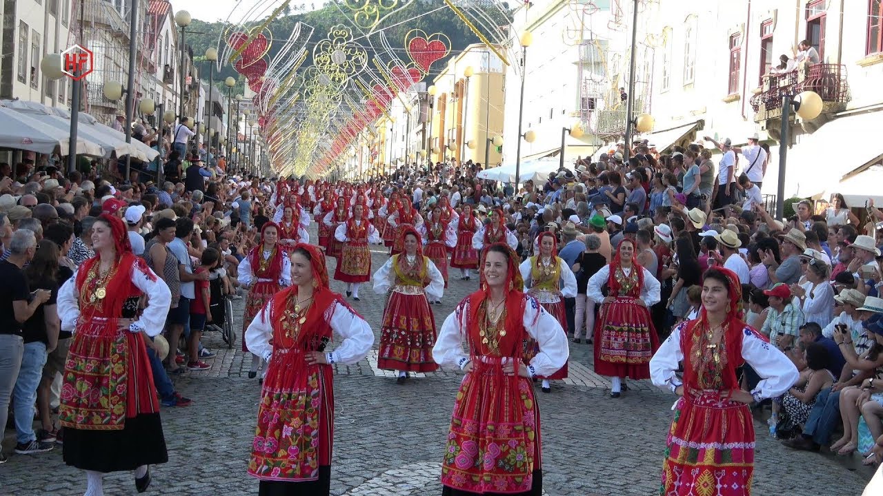 Desfile da Mordomia - Romaria Sra D'Agonia 2018  [4K]
