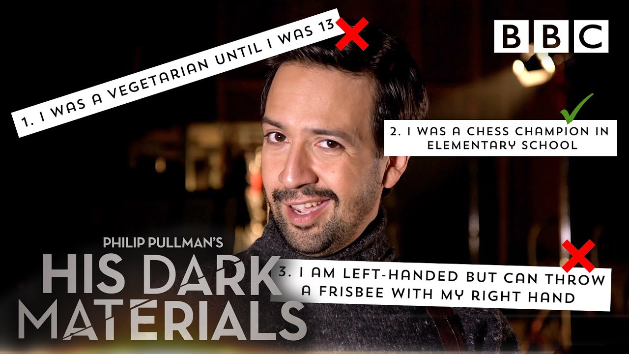 Two truths and a lie challenge with cast of His Dark Materials - BBC