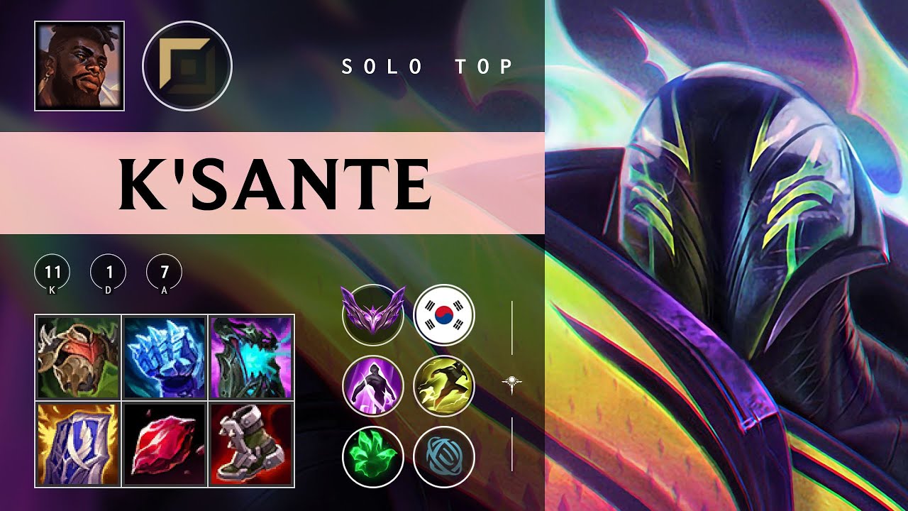 K'Sante Top vs Zaahen - KR Master Patch 25.24