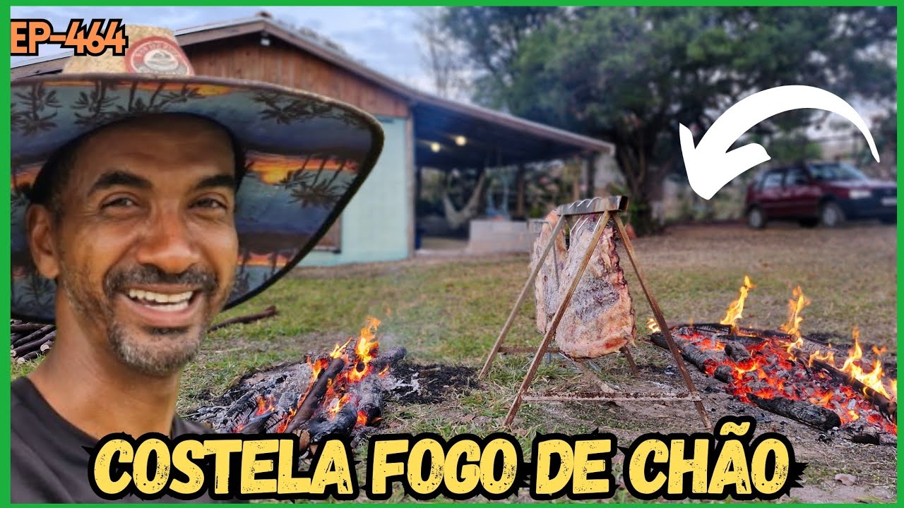 ESSA FOI A MELHOR COSTELA FOGO DE CHÃO QUE JA FIZ NA CHÁCARA. 