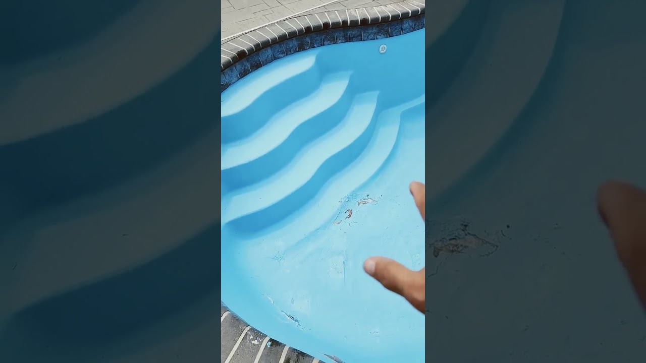 which is the REAL best Pool Paint..Epoxy? noway #poolpaint #fiberglass #poolrepair