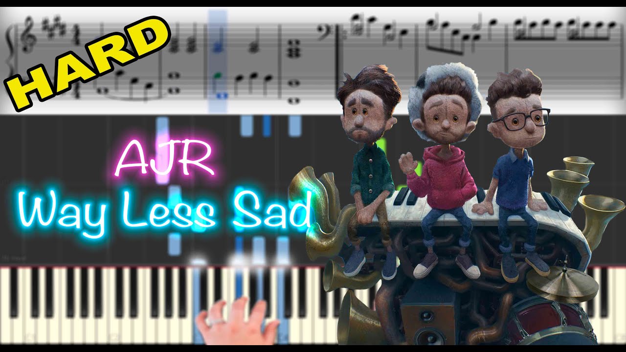 AJR - Way Less Sad | Piano Tutorial