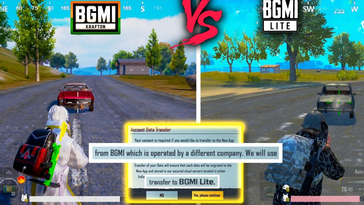 BGMI vs BGMI Lite: All Changes And New Things, ID Transfer Explained in Detail