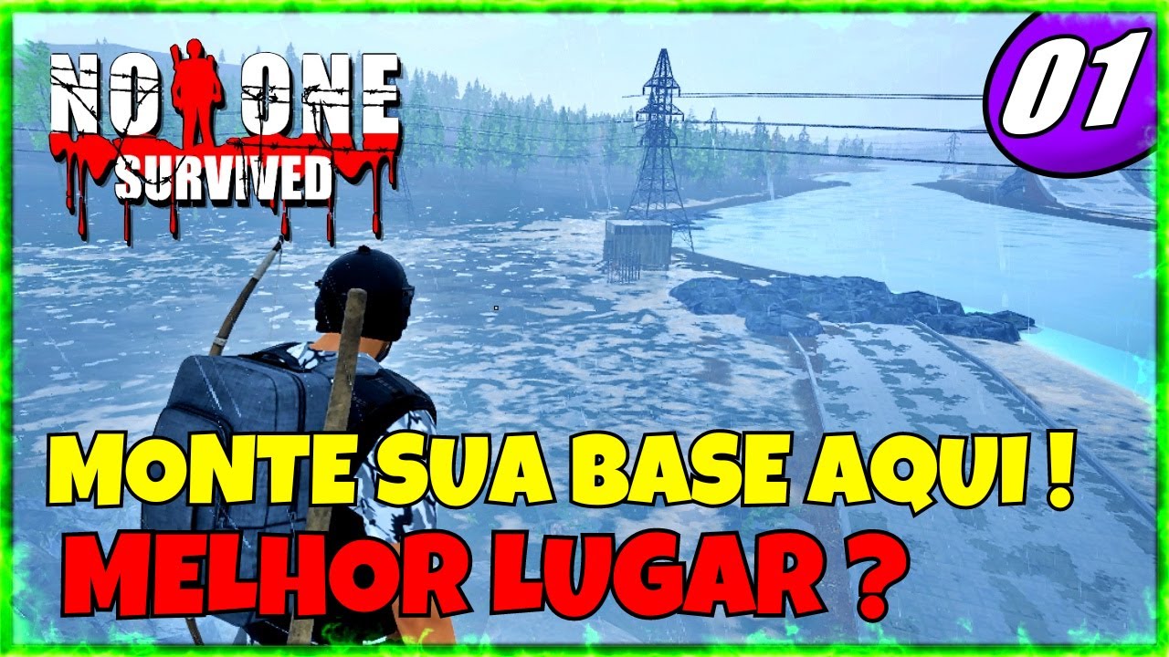 Após Muita Procura Encontrei O MELHOR LUGAR para Montar Base | No One Survived