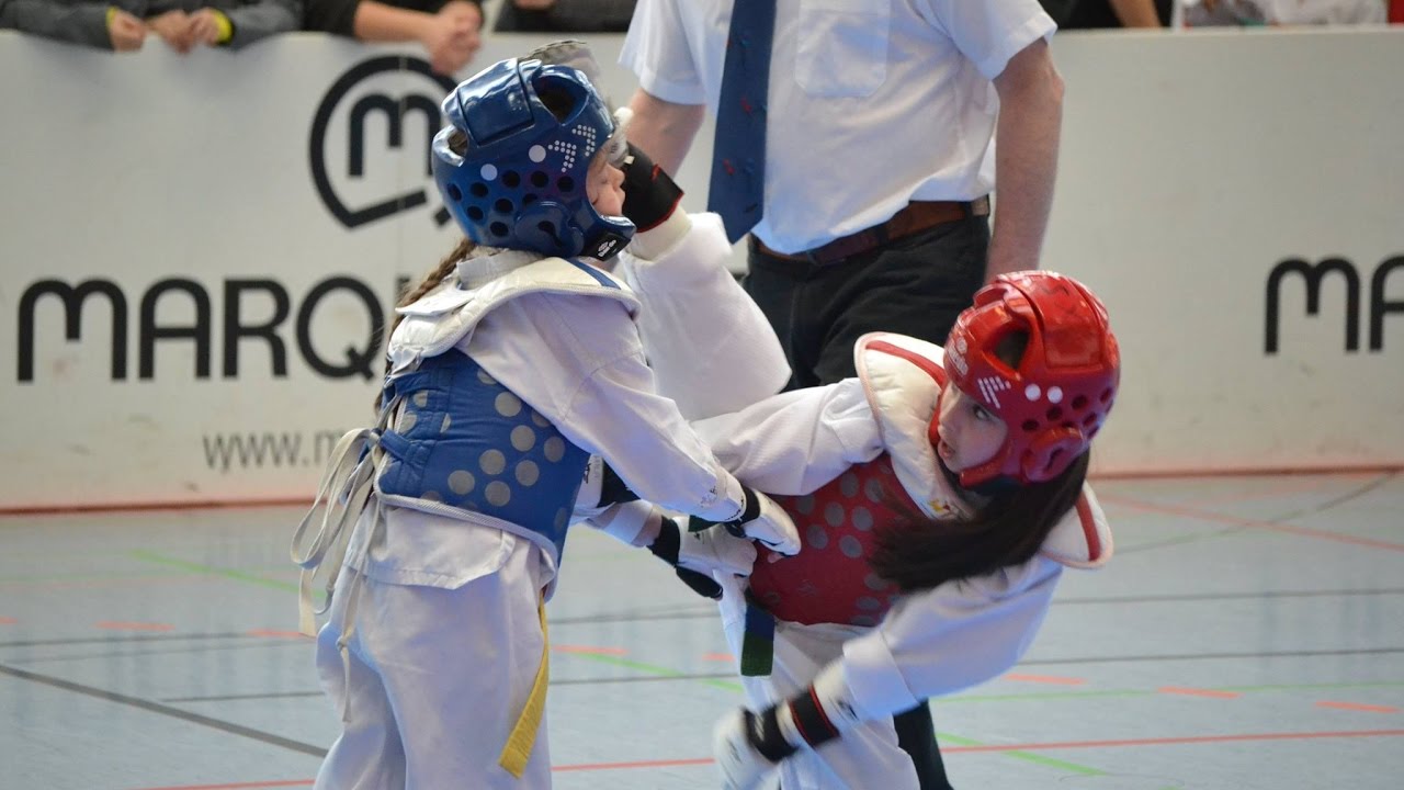 👊 Mila 💥 Taekwondo 2017 Tuttlinger Pokal Semi-Finale TKO / TKD Koleyko Kids Wiesloch
