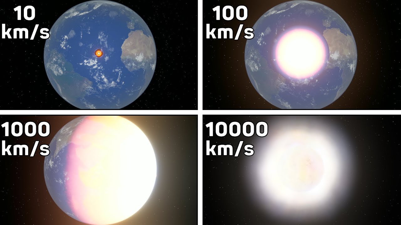 What Damage will an ☄Asteroid Cause to 🌍Earth if it COLLIDES at Different Speeds? | Universe Sandbox
