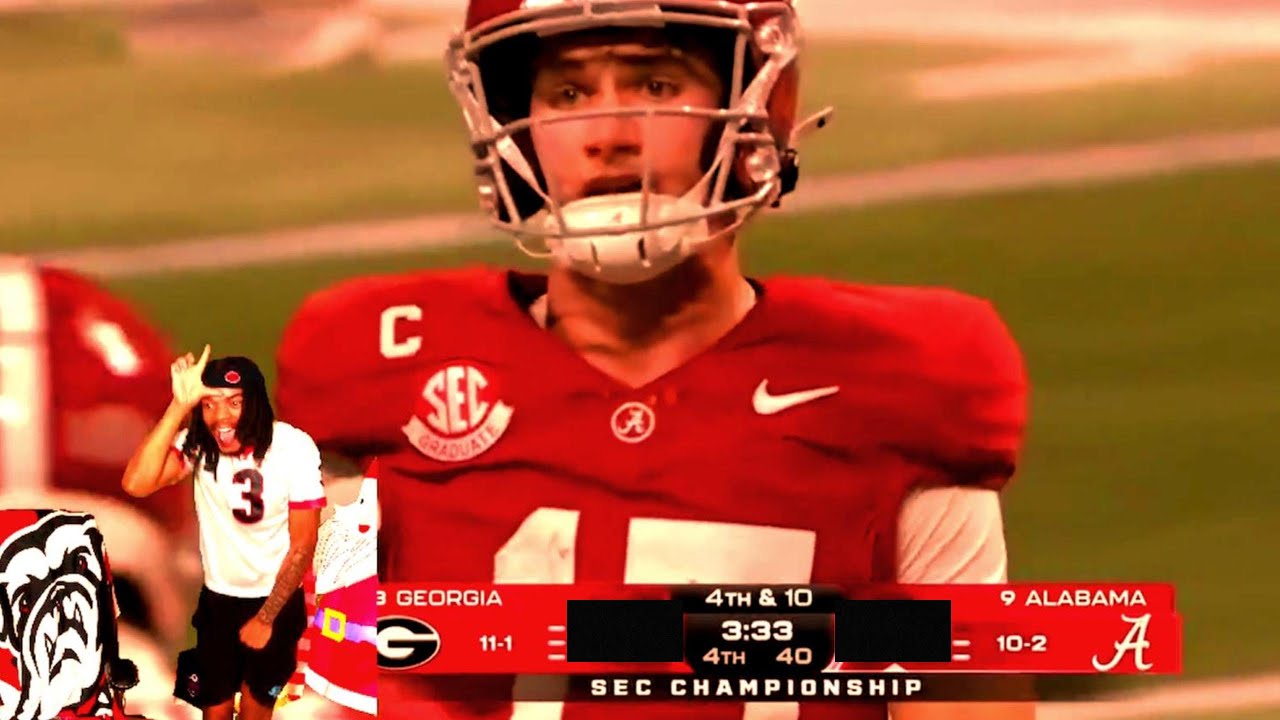 Georgia Fan LIVE Reaction To SEC Championship vs # 9 Alabama (2025)