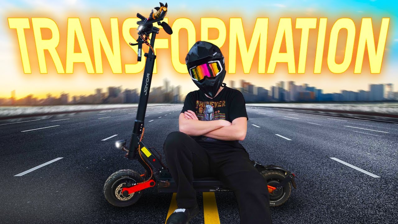 J'AI TRANSFORMÉ MA TROTTINETTE ÉLECTRIQUE !