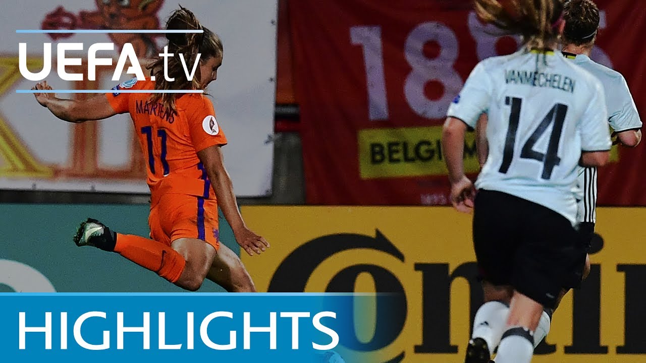 Women's EURO highlights: Belgium 1-2 Netherlands