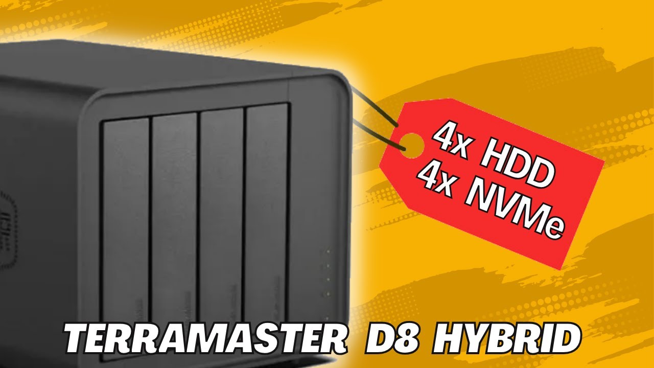 TerraMaster D8 Hybrid DAS - 4 Bay SATA + 4 NVMe - How good is it?