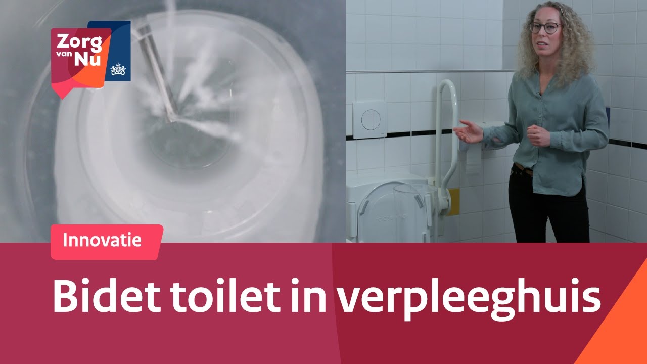 Met het bidet toilet zelfstandig naar de wc in verpleeghuis - Sint Jacob