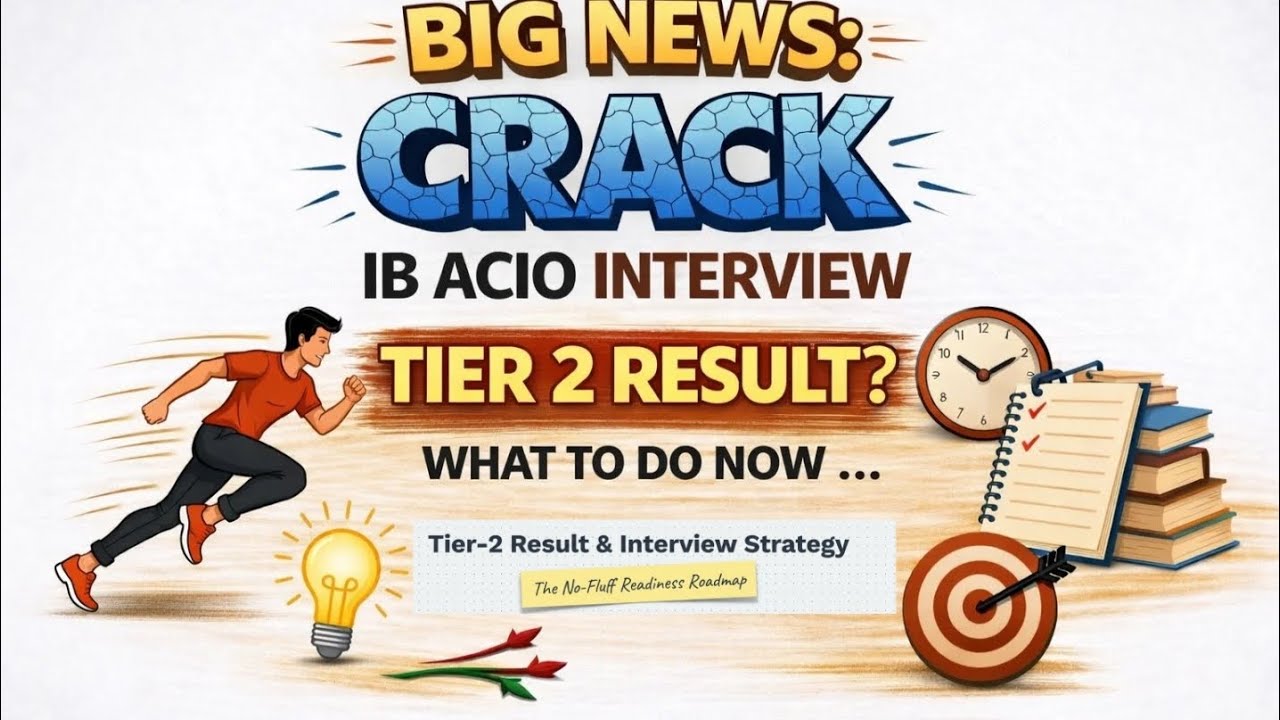 IB ACIO Tier-2 Result ? 🔥 Interview Strategy | Let's start 