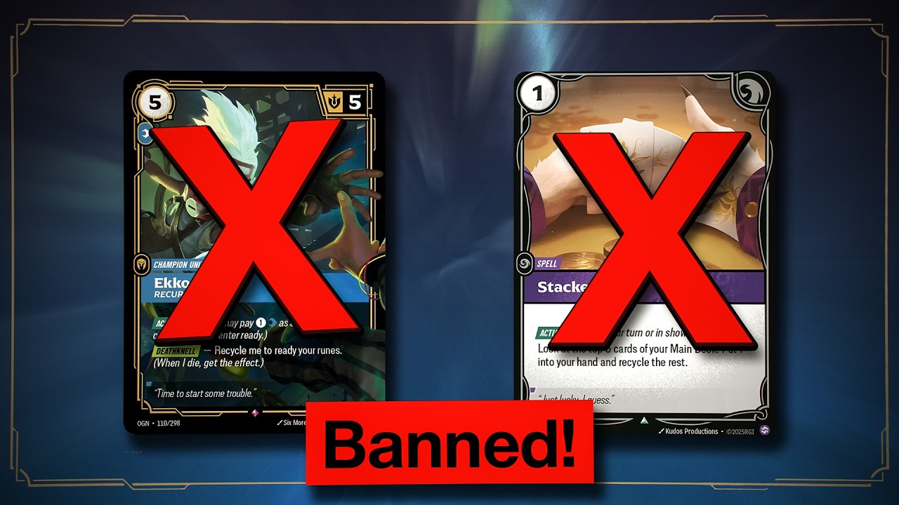 Riftbound Just Banned Stacked Deck and Ekko | Riftbound Reaction