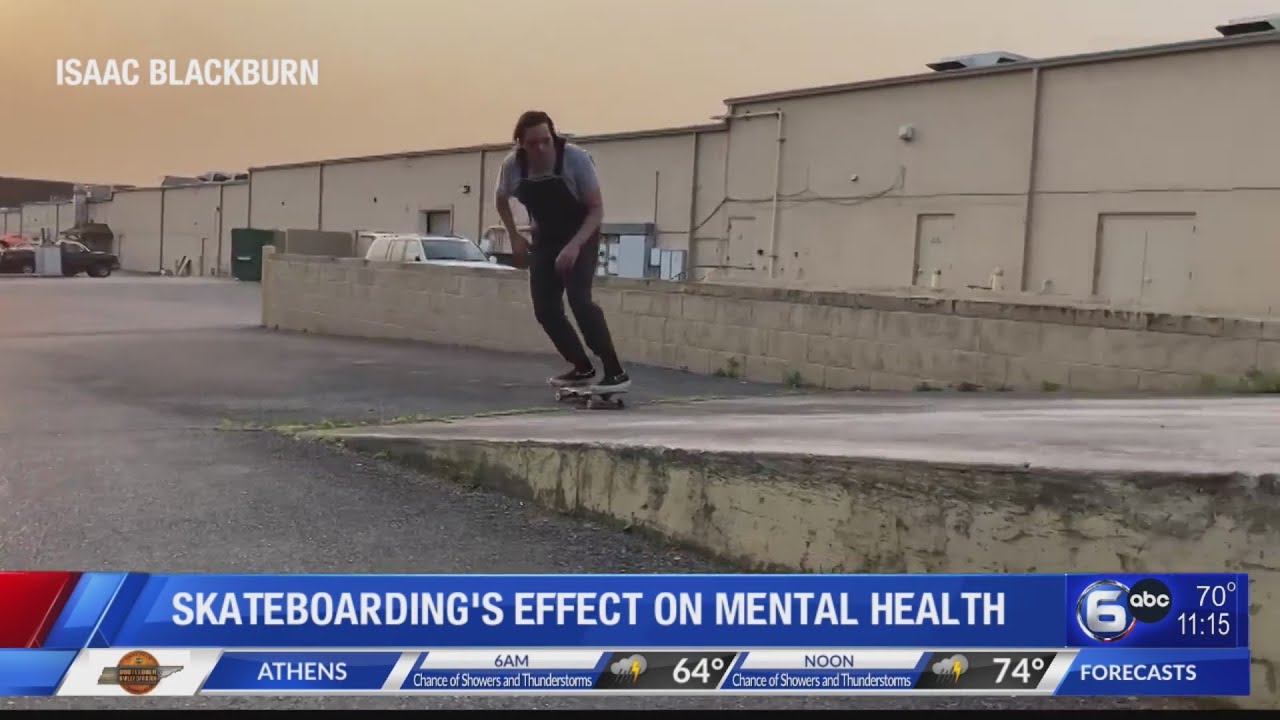 Skateboarding's effect on mental health
