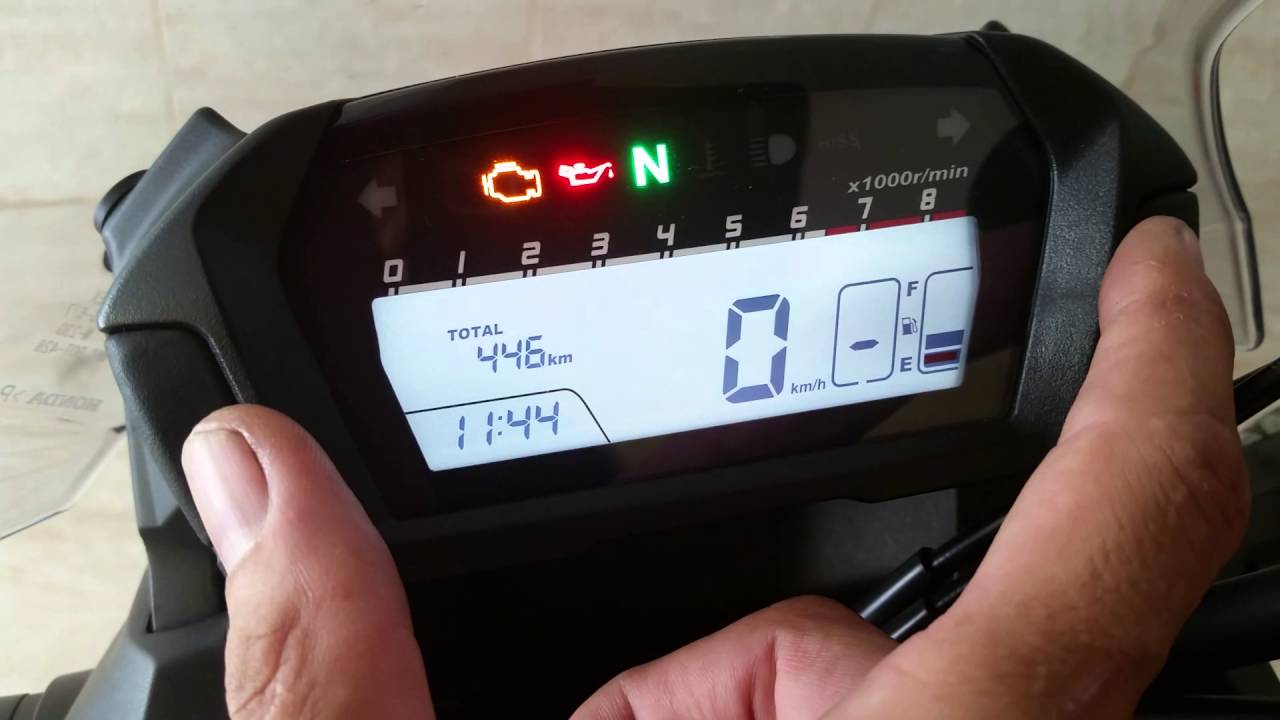 Painel nc750x configuração