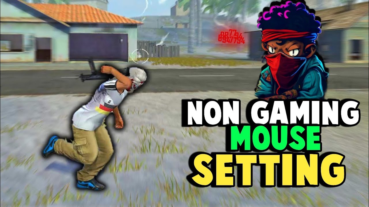 Non Gaming Mouse Best Headshot Settings For Free Fire PC | Bluestacks 5 Free Fire Headshot Setting