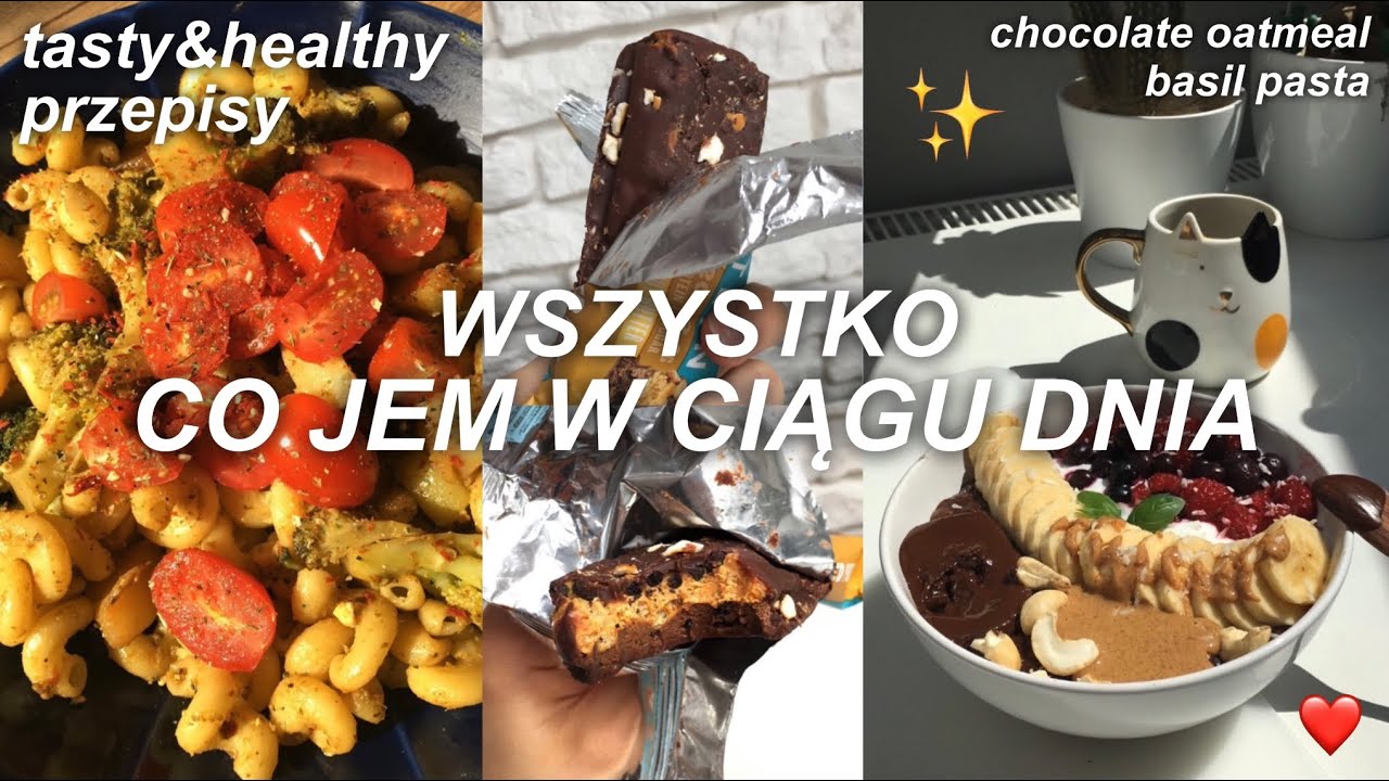 WSZYSTKO CO JEM W CIĄGU DNIA! (what i eat in a day)