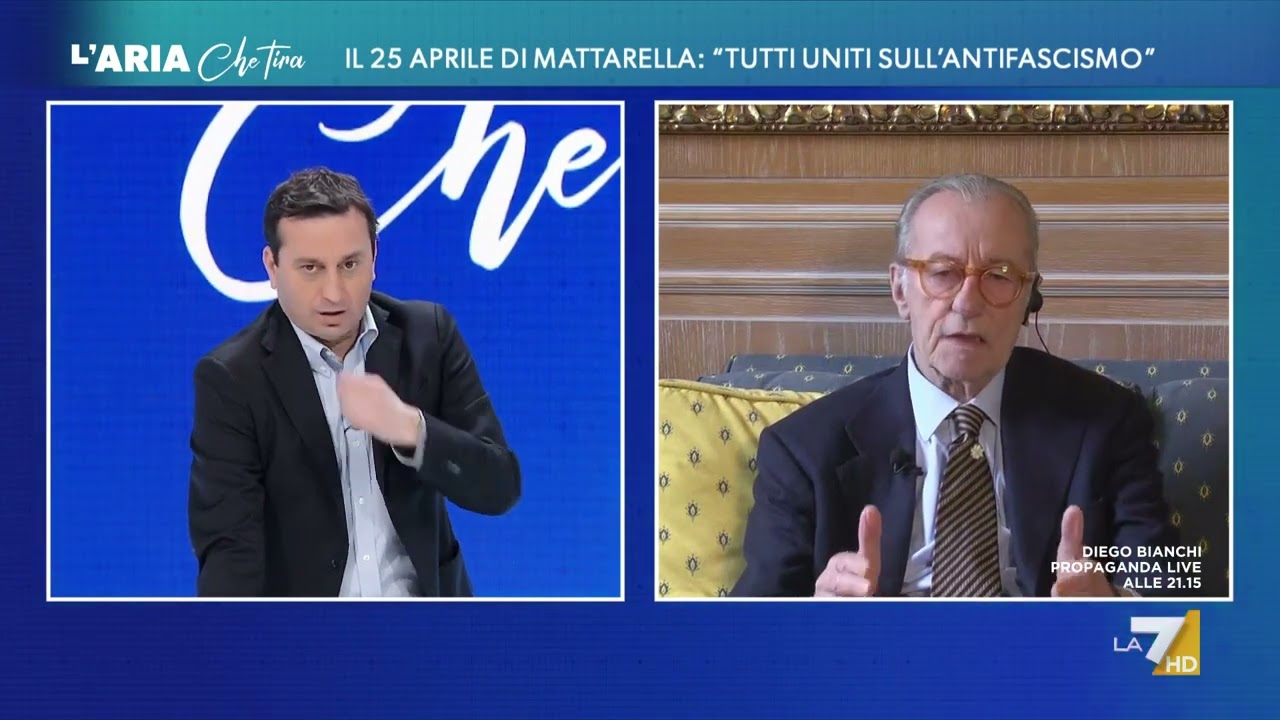 25 aprile, Vittorio Feltri sbotta: 