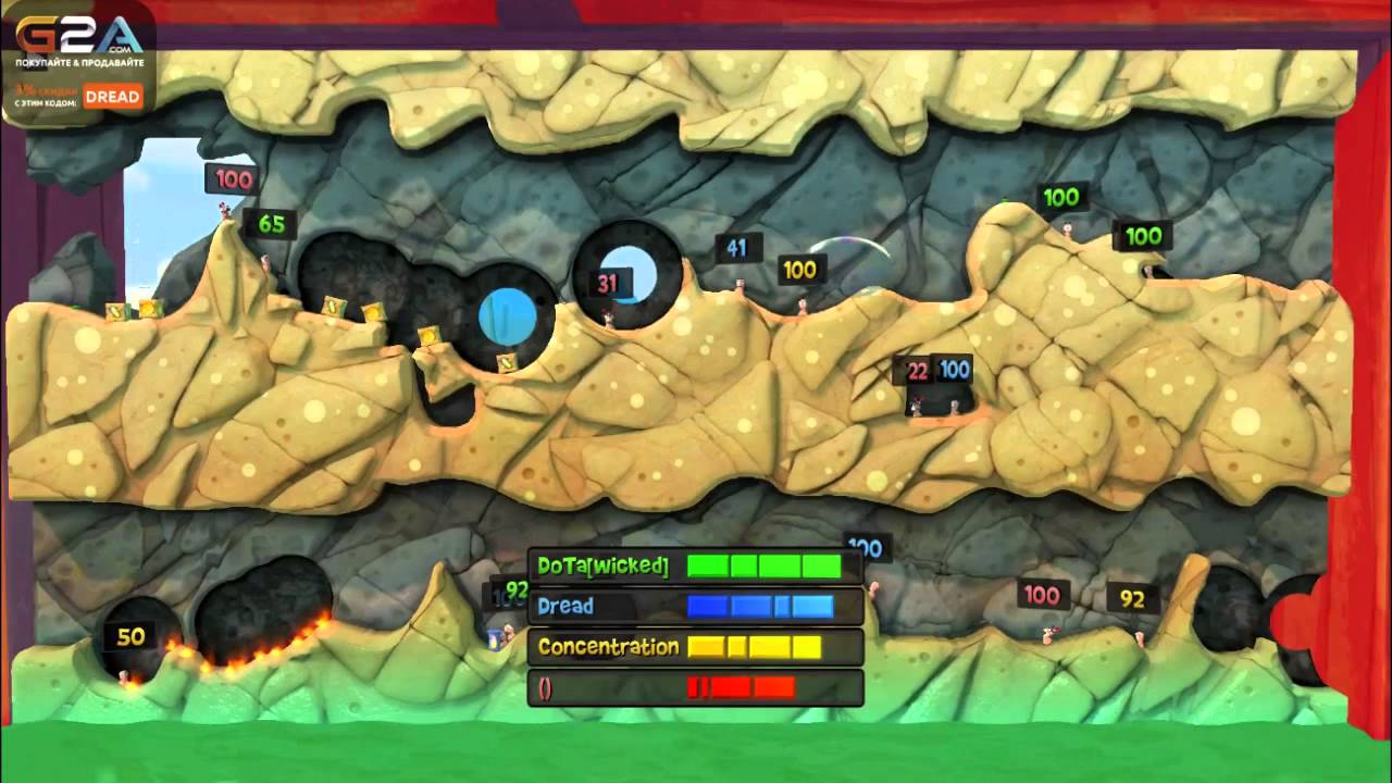 Dread, Волоша, Соло - Worms Revolution [24 окт 2015] игра 3
