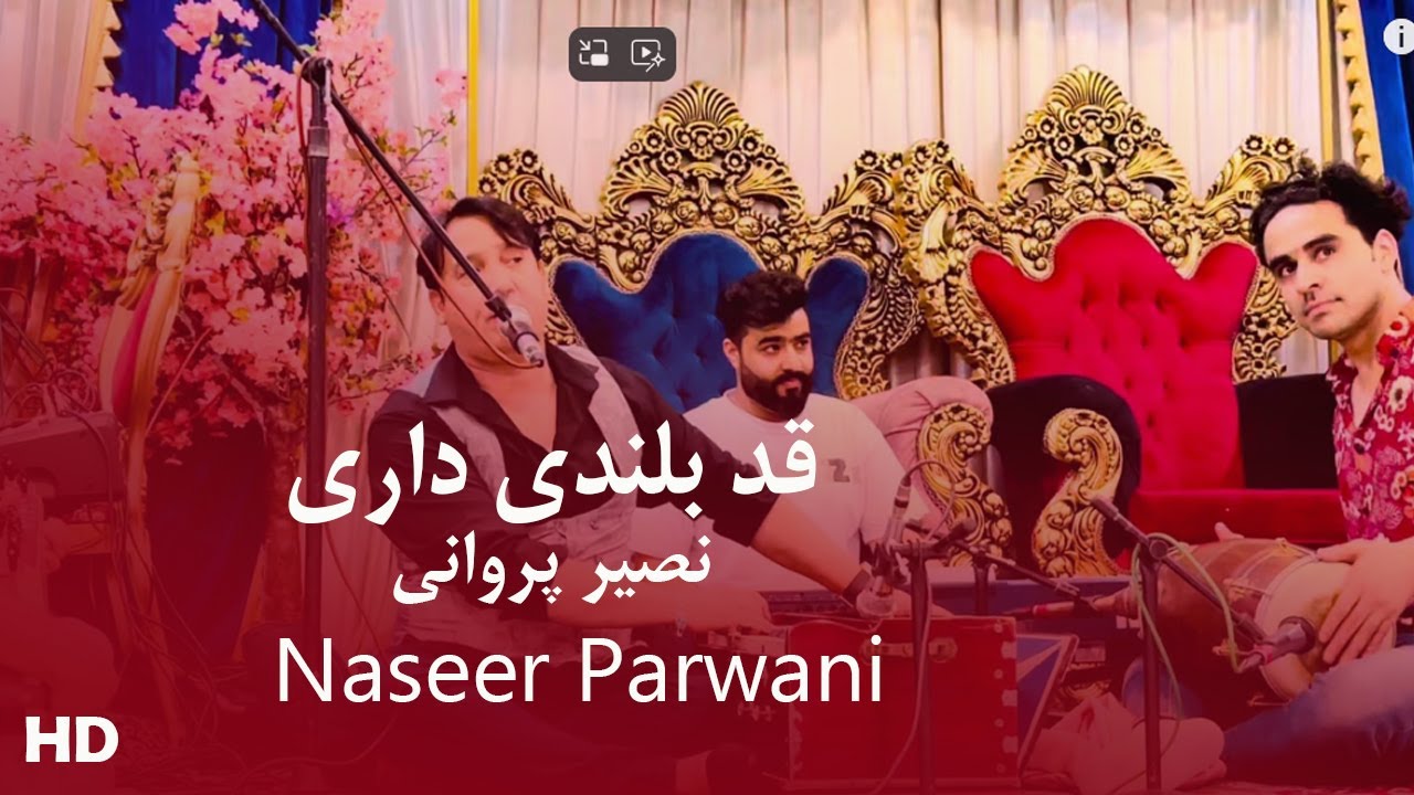 New Afghani Song | Naseer Parwani | قد بلند داری - نصیر پروانی