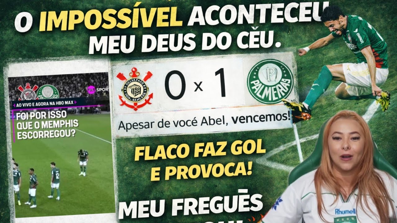 🚨 O IMPOSSÍVEL ACONTECEU! VENCEMOS OS CARAS! FLACO FAZ GOL E PROVOCA! PÓS JOGO: COR 0X1 PAL