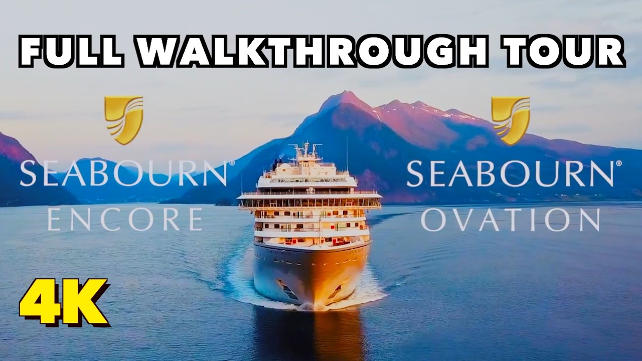 Seabourn Encore & Ovation Ship Tour | Ultra Luxury All Inclusive Cruise Deck Guide