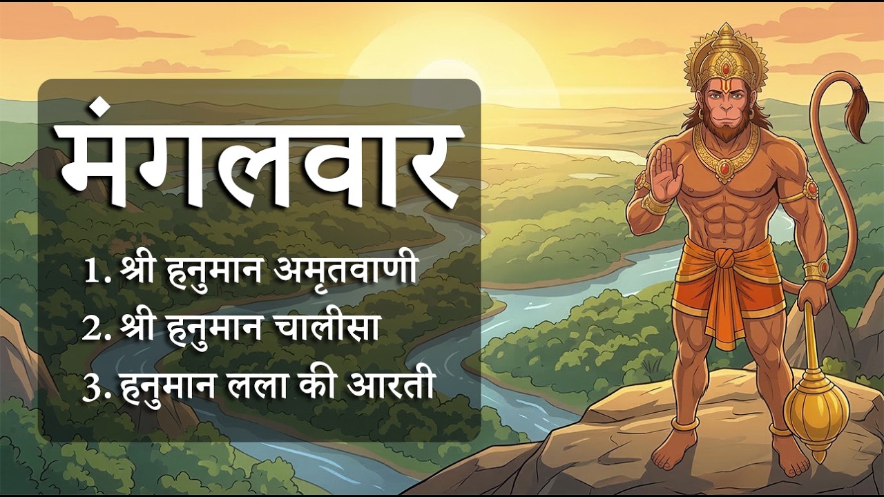 मंगलवार स्पेशल | श्री हनुमान चालीसा और हनुमान लला की आरती | ॐ हं हनुमते नमः