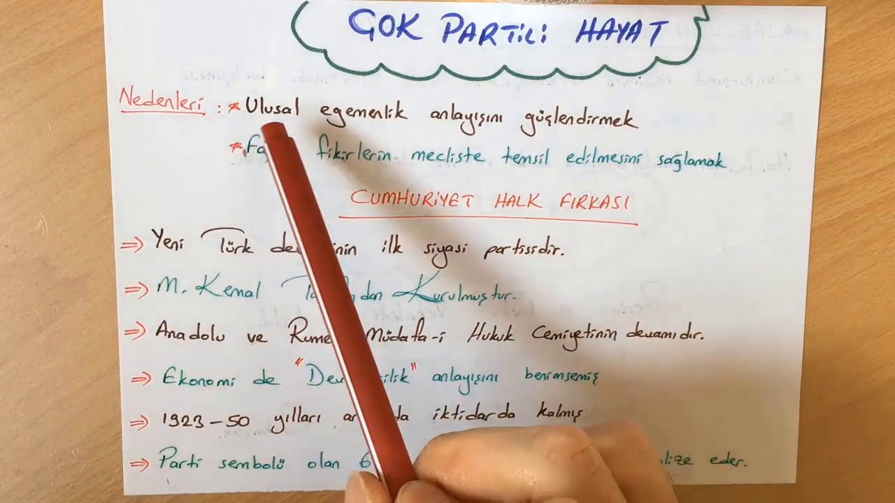 25) Çok Partili Hayata Geçiş | Genel Tekrar Tarih 2024