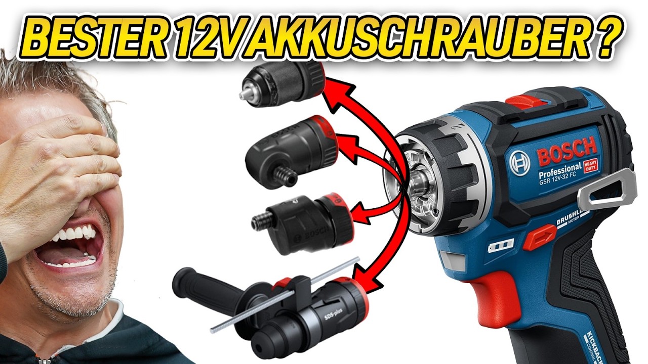 BOSCH BLAMAGE? Neuer Bosch GSR 12V 32 FC Akkuschrauber im TEST | Werkzeug NEWS 356