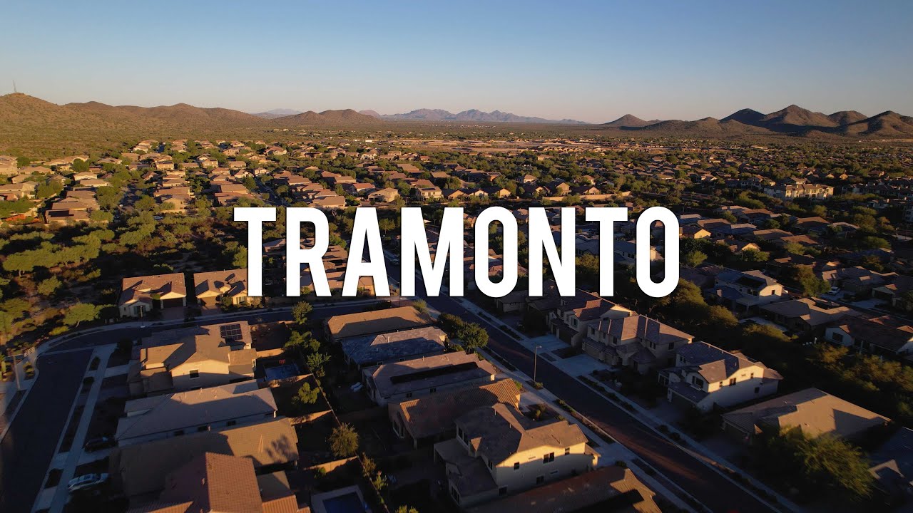 Relaxing 4k Drone Footage of Tramonto in North Phoenix, AZ